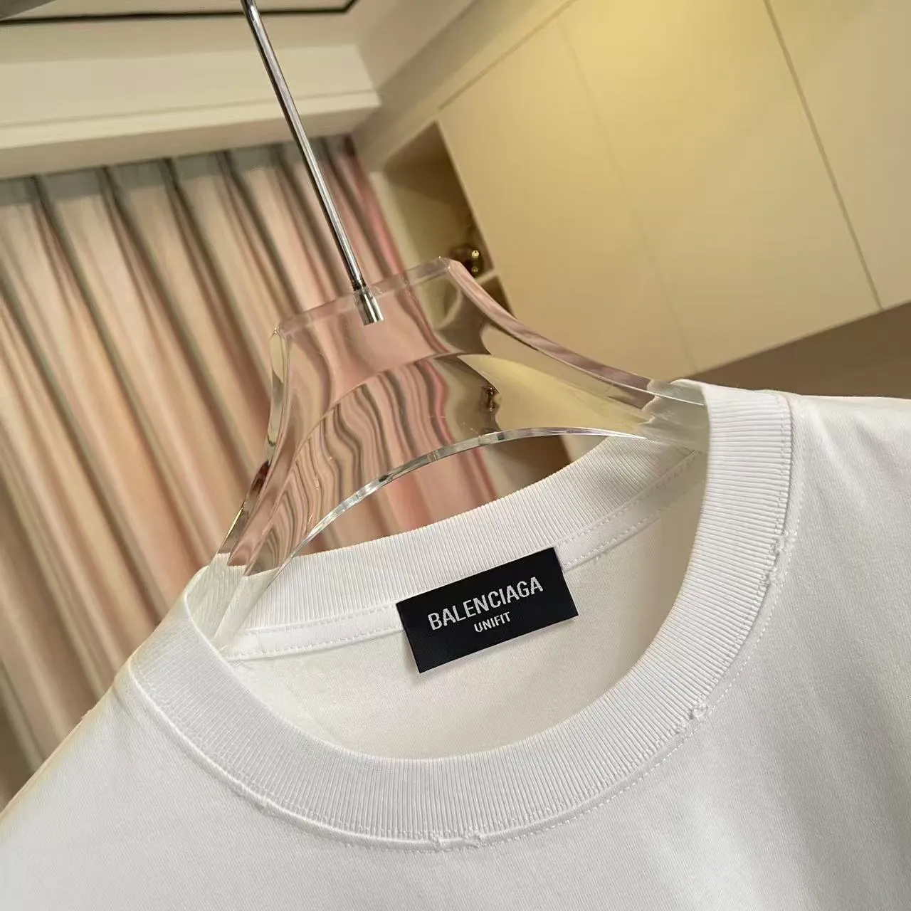 BALENCI*GA 2026 New Arrival logo 320g T Same Style Size：S M L XL XXL ：Black White Gray